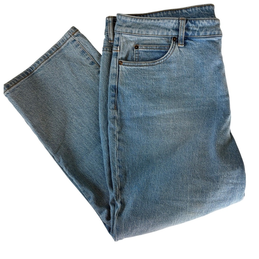 Joie Sylvie Straight Ankle Jeans Blue Medium Wash Stretch Denim Size 14W - Picture 4 of 15